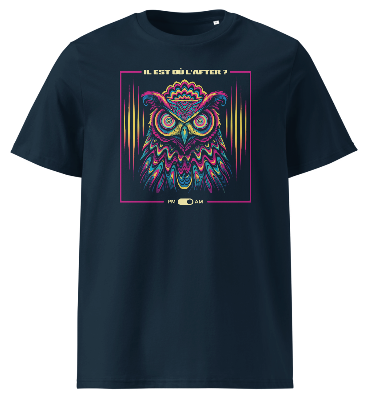 T-Shirt Hibou Sono-Psychédélique