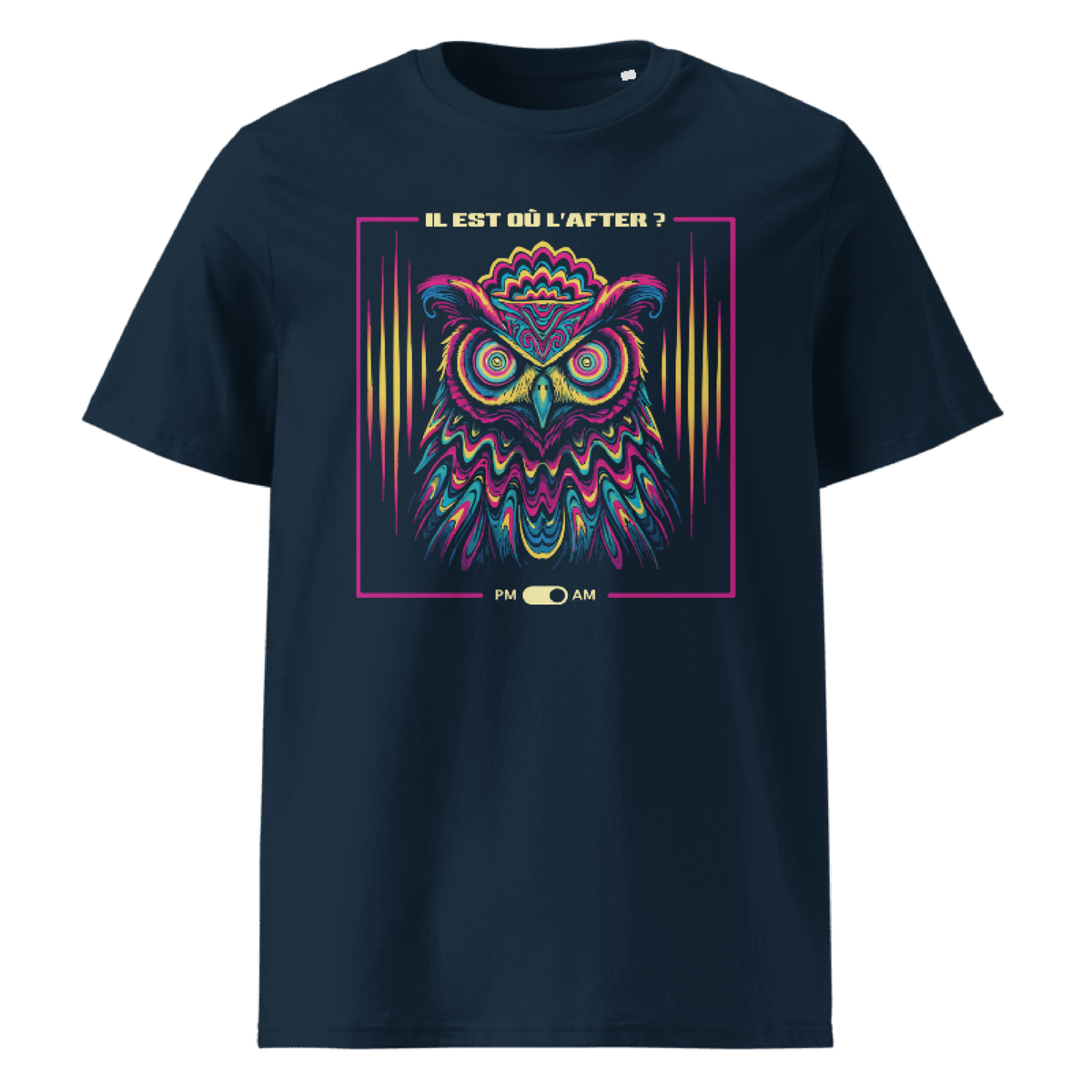 T-Shirt Hibou Sono-Psychédélique