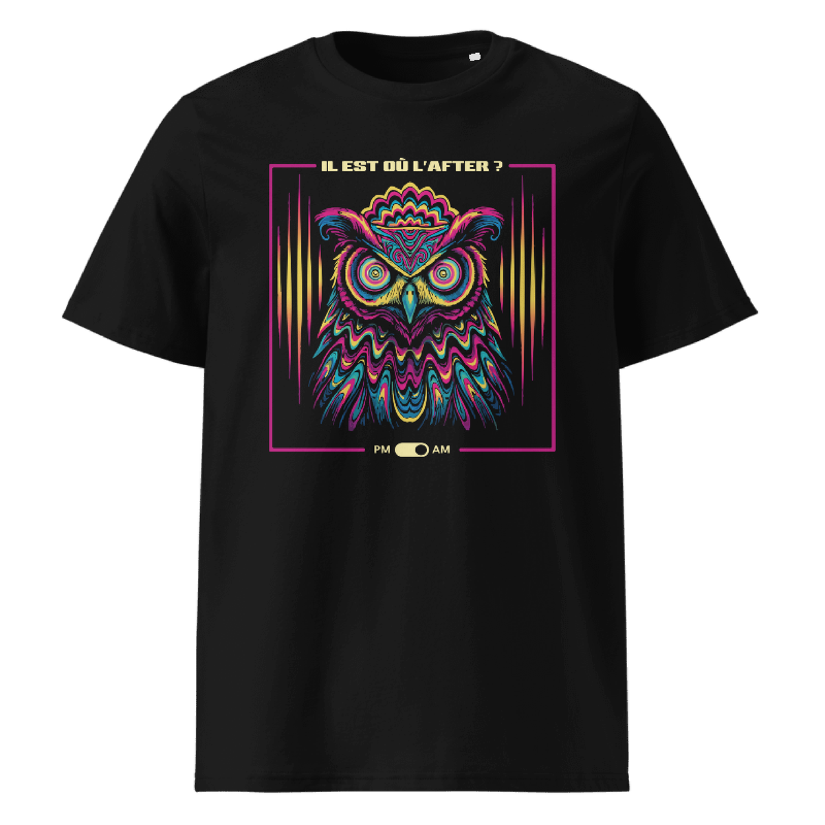 T-Shirt Hibou Sono-Psychédélique