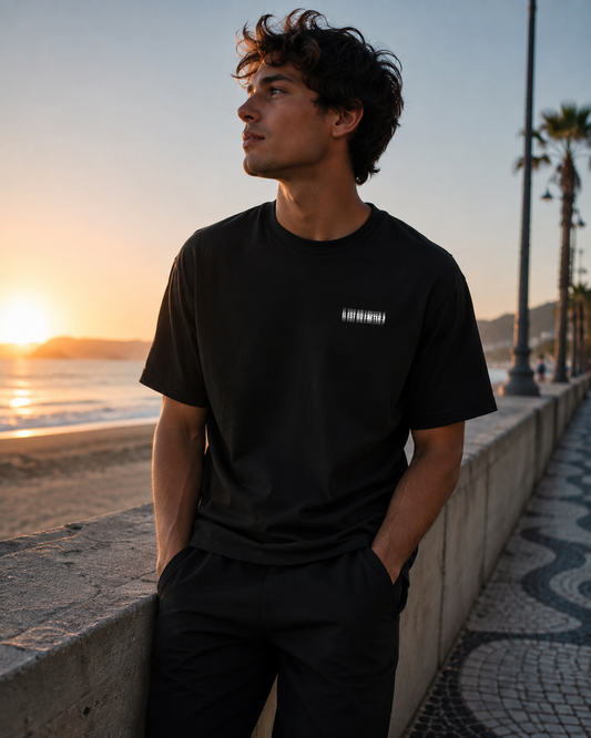 T-SHIRT : IL EST OÙ L'AFTER - Effet flou / coeur